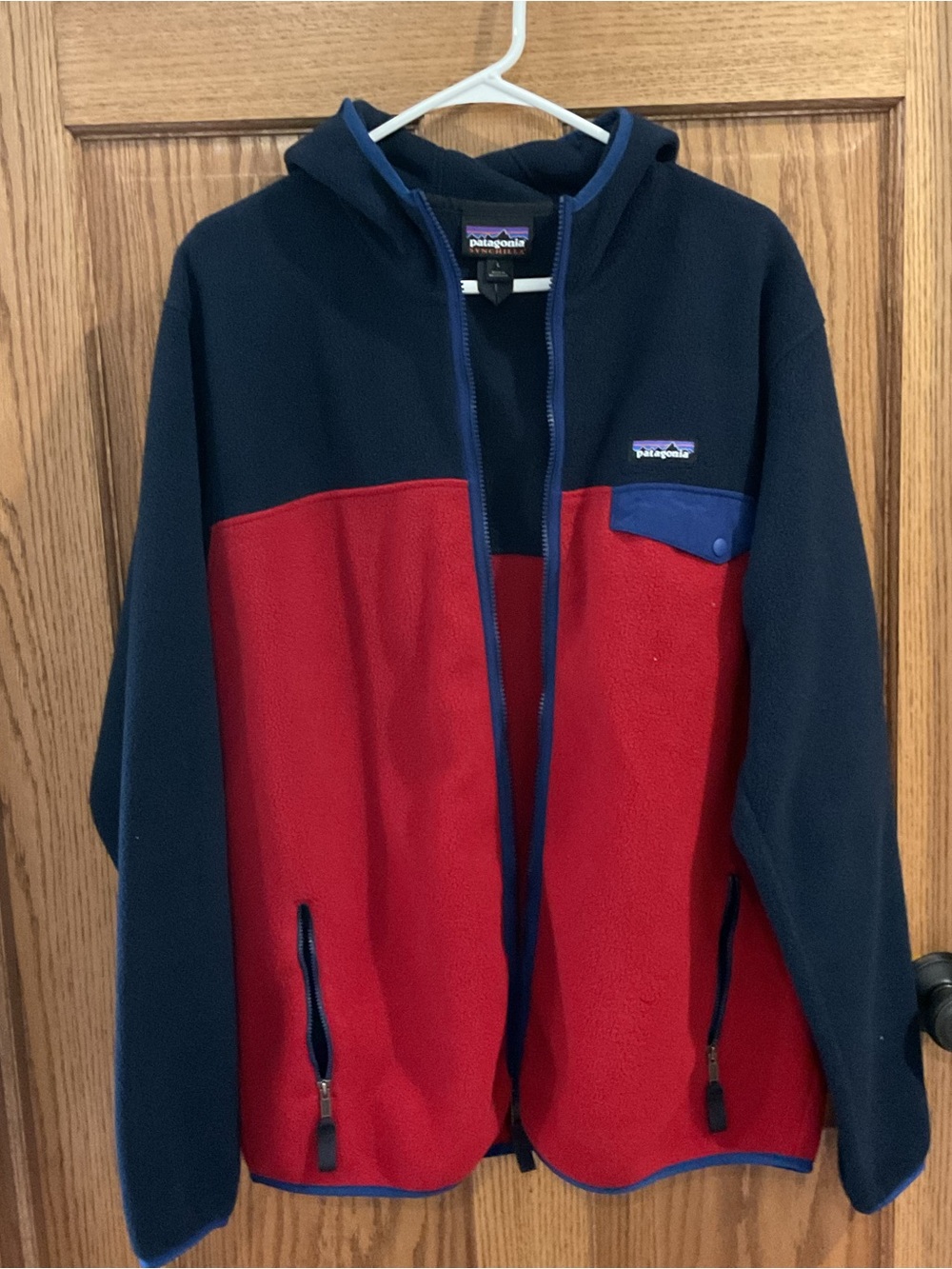 Patagonia Synchilla Snap-T Style Hooded Fleece Jacket – Size Large - Picture 5 of 10